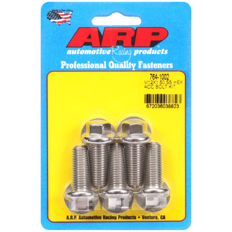ARP Bolts ARP bolts (stainless, hex head), M12×1.50 × 30 mm | races-shop.com