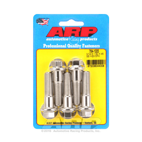 ARP Bolts ARP Bolt Kit M12 x 1.50 x 45 SS Hex | races-shop.com