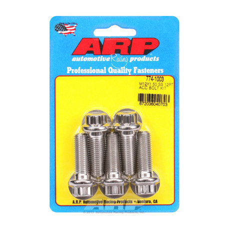 ARP Bolts ARP Bolt Kit M12 x 1.50 x 35 SS 12PT | races-shop.com