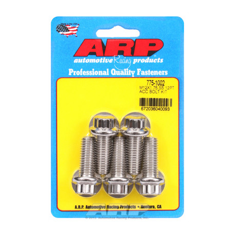 ARP Bolts ARP Bolt Kit M12 X 1.75 X 30 SS 12PT | races-shop.com