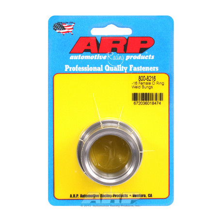 ARP Bolts -16 female O ring steel weld bung | races-shop.com