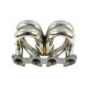 Golf Stainless steel exhaust manifold Turbo VW Golf 3 16V | races-shop.com