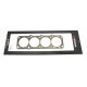 Engine parts MLS headgasket Athena VOLVO 240-242 2.3 GLE, bore 97,1mm, thickness 2mm with copper rings | races-shop.com