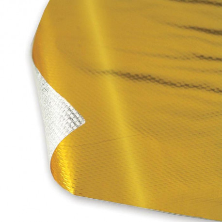 Adhesive Backed Heat Barrier Reflect-A-GOLD ™ Thermo Reflective Film - 61cm x 61cm | races-shop.com