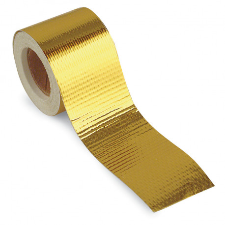 Adhesive Backed Heat Barrier Thermal insulation cover DEI - 35mm x 4,5m GOLD | races-shop.com