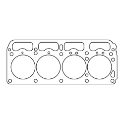 COMETIC head gasket for Porsche CAYENNE 4.5L (MLS, left side), bore 95 mm, thickness 2.49 mm