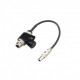 Adapters and accessories Stilo Male RCA Earplug to Helmet Cable | races-shop.com
