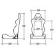 Sport seats without FIA approval - adjustable Racing seat OMP Raid 2 | races-shop.com