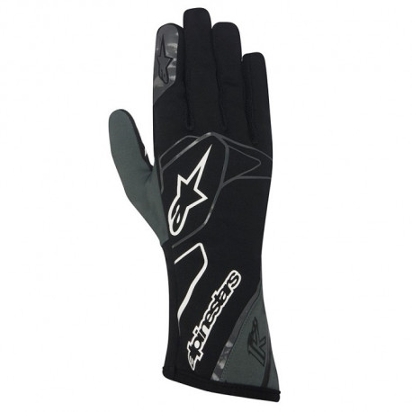 Gloves Gloves Alpinestars Tech 1 K, black-white-anthracite | races-shop.com
