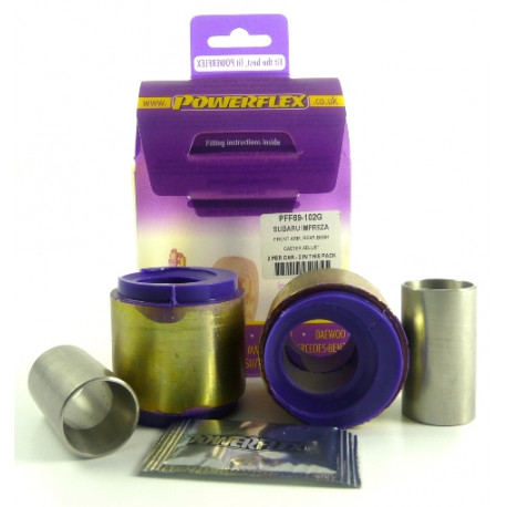 Polyurethane bushings Powerflex Front Arm Rear Bush - Caster Adjust Subaru Impreza Turbo, WRX & STi GD,GG | races-shop.com