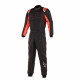 CIK-FIA karting suit ALPINESTARS KMX-9 V2, black/red/white