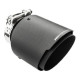 With one outlet Exhaust tip RM MOTORS Carbon 101mm | races-shop.com