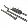 Cat back Exhaust System for Peugeot 106 1.6 S16 (Grp A) 63mm