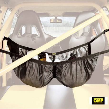 Helmet hooks and nets OMP net for 2 helmets | races-shop.com