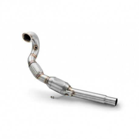 Golf Downpipe for VW GOLF VII GTI 2.0 TSI + Exhaust Silencer | races-shop.com