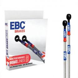 Teflon braided brake line kit EBC brakes BLA1662-4L