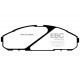 EBC brakes Front Pads EBC Ultimax OEM Replacement DP1020 | races-shop.com