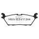EBC brakes Rear Pads EBC Ultimax OEM Replacement DPX3037 | races-shop.com