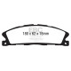 EBC brakes Front Pads EBC Greenstuff 2000 Sport DP21886 | races-shop.com