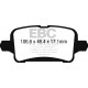 EBC brakes Rear Pads EBC Greenstuff 2000 Sport DP22268 | races-shop.com