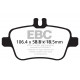 EBC brakes Rear Pads EBC Yellowstuff Street + Track DP42157R | races-shop.com