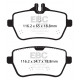EBC brakes Rear Pads EBC Yellowstuff Street + Track DP42180R | races-shop.com