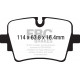 EBC brakes Rear Pads EBC Yellowstuff Street + Track DP42192R | races-shop.com