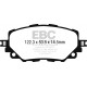EBC brakes Front Pads EBC Yellowstuff Street + Track DP42263R | races-shop.com