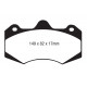 EBC brakes Front Pads EBC Brakes Bluestuff NDX Trackday + Race DP5062NDX | races-shop.com