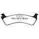 EBC brakes Rear Pads EBC Elite Truck and SUV DP61608 | races-shop.com
