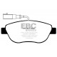 EBC brakes Front Pads EBC Yellowstuff Street + Track DP41383R | races-shop.com