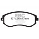 EBC brakes Front Pads EBC Yellowstuff Street + Track DP41884R | races-shop.com