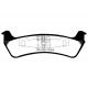 EBC brakes Rear Pads EBC Greenstuff 6000 DP61201 | races-shop.com