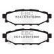 EBC brakes Rear Pads EBC Greenstuff 2000 Sport DP21584 | races-shop.com