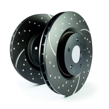 EBC brakes Front Discs EBC Turbo Grooved GD7281 | races-shop.com