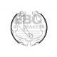 EBC brakes Rear Brake Shoe EBC Replacement 6614 | races-shop.com