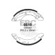 EBC brakes Rear Brake Shoes EBC Replacement 6618 | races-shop.com