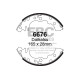 EBC brakes Rear Brake Shoes EBC Replacement 6676 | races-shop.com