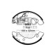 EBC brakes Rear Brake Shoes EBC Replacement 6503 | races-shop.com