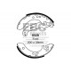EBC brakes Rear Brake Shoe EBC Replacement 6529 | races-shop.com