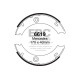 EBC brakes Rear Brake Shoes EBC Replacement 6619 | races-shop.com