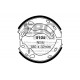 EBC brakes Rear Brake Shoe EBC Replacement 5104 | races-shop.com