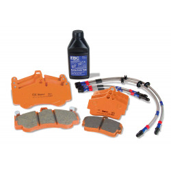 EBC Orange kit PLK1009R - Brake pads,brake lines,brake fluid