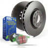 Front kit EBC PD01KF1070 - Discs Premium OE + brake pads Greenstuff