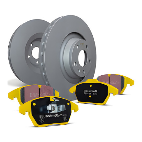 EBC brakes Front kit EBC PD03KF999 - Discs Premium OE + brake pads Yellowstuff | races-shop.com