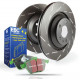 EBC brakes Front kit EBC PD06KF010 - Discs Ultimax Grooved + brake pads Greenstuff | races-shop.com
