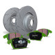 EBC brakes Front kit EBC PD06KF136 - Discs Ultimax Grooved + brake pads Greenstuff | races-shop.com
