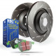 EBC brakes Front kit EBC PD06KF412 - Discs Ultimax Grooved + brake pads Greenstuff | races-shop.com