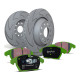EBC brakes Front kit EBC PD17KF012 - Discs BSD Grooved + brake pads Redstuff Ceramic | races-shop.com