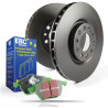 Rear kit EBC PD01KR057 - Discs Premium OE + brake pads Greenstuff